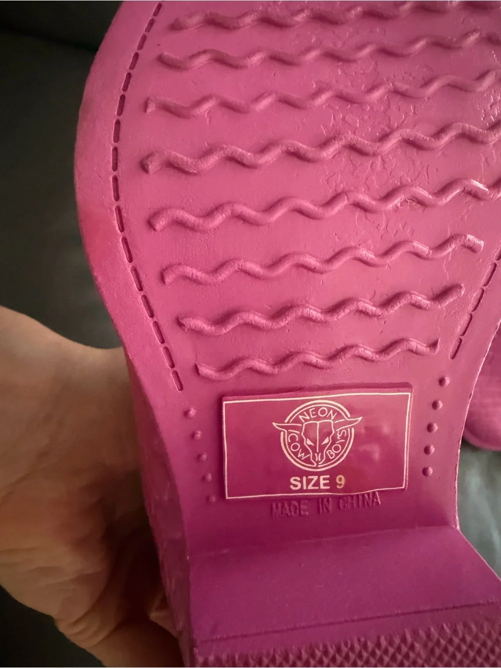 Women’s Pink Croc-Embossed Ankle Boots size 9